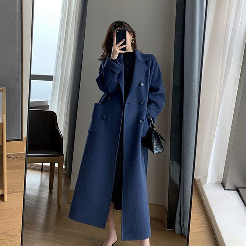 Autumn Winter Woolen Overcoat