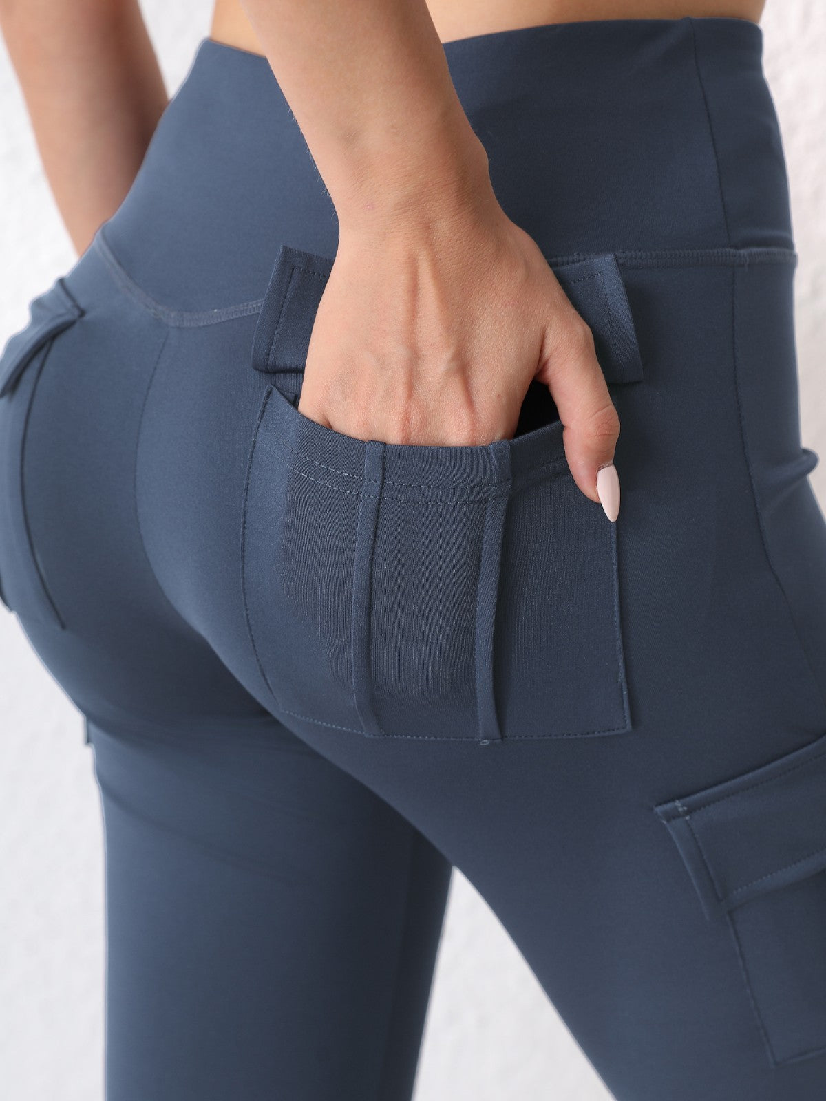 High Waist Flare Leggings with Pockets