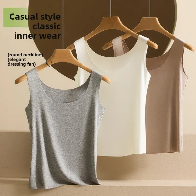 Everyday Scoop-Neck Layering Vest