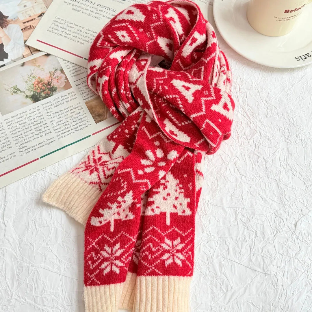 Reversible Knitted Scarf