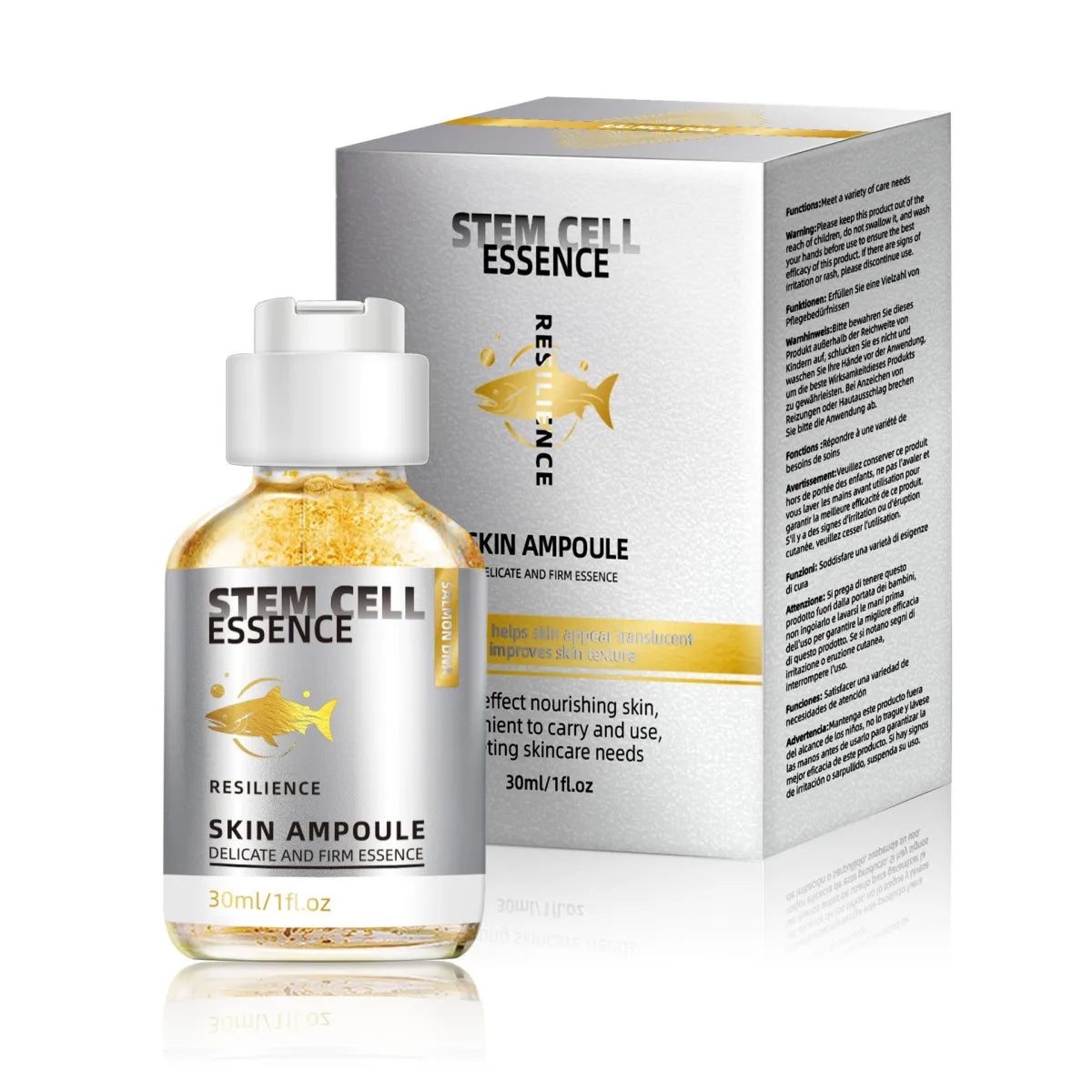 PDRN facial ampoule packaging